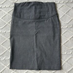 Seductions Gray Pencil Skirt